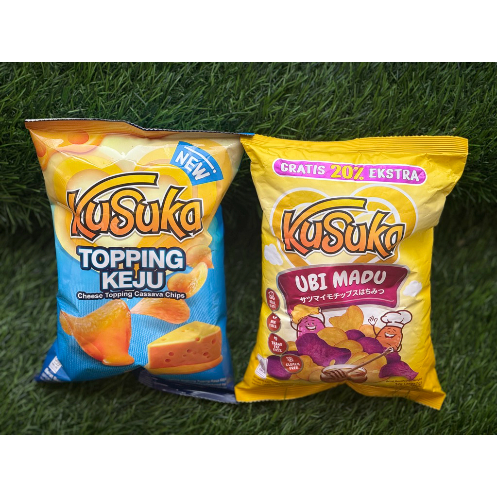 

kusuka keripik ubi madu / kusuka topping keju