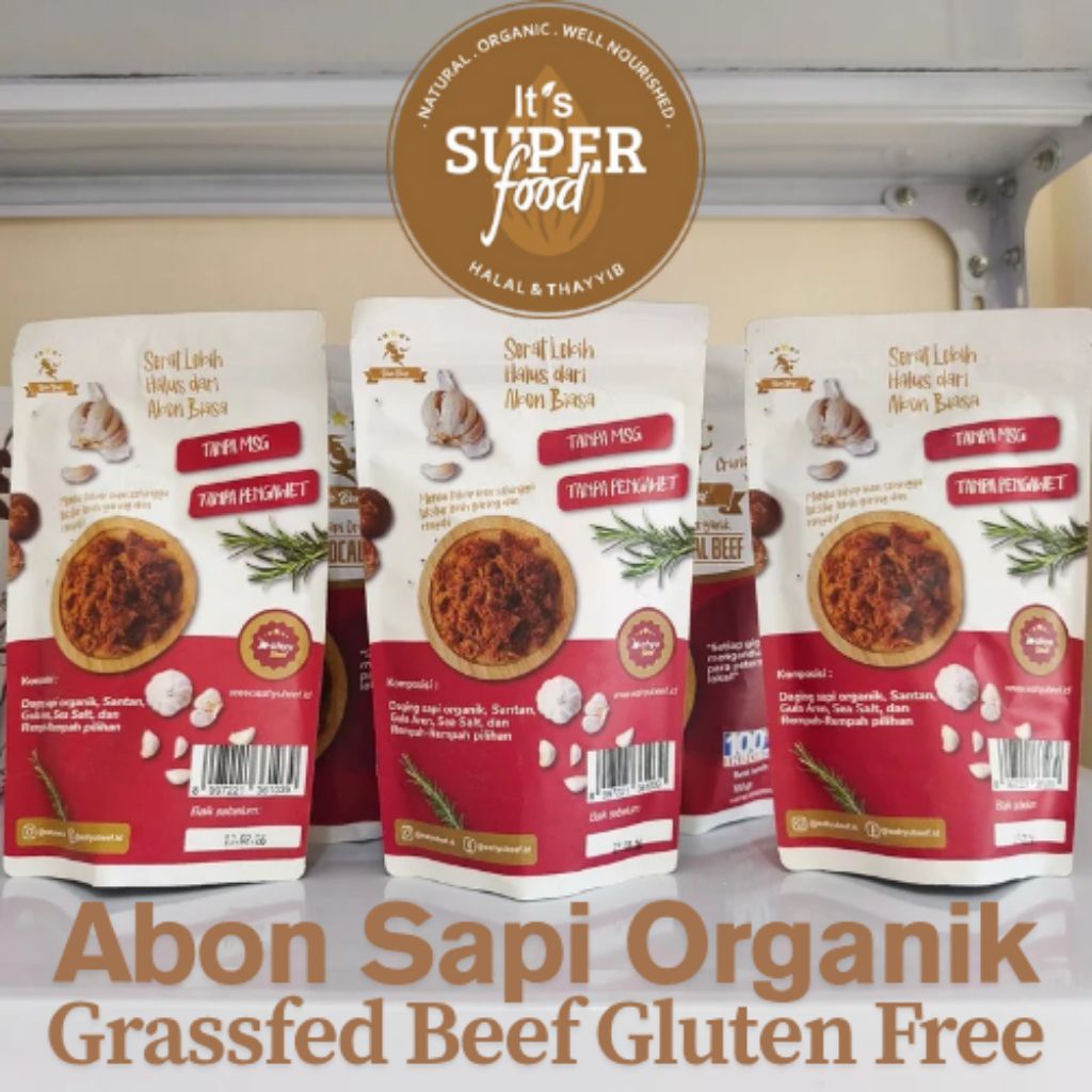 

Abon Sapi Grassfed Beef Produksi Wahyu Beef Tanpa Pengawet | No MSG | Kids Friendly | Abon Organik | Abon Sapi