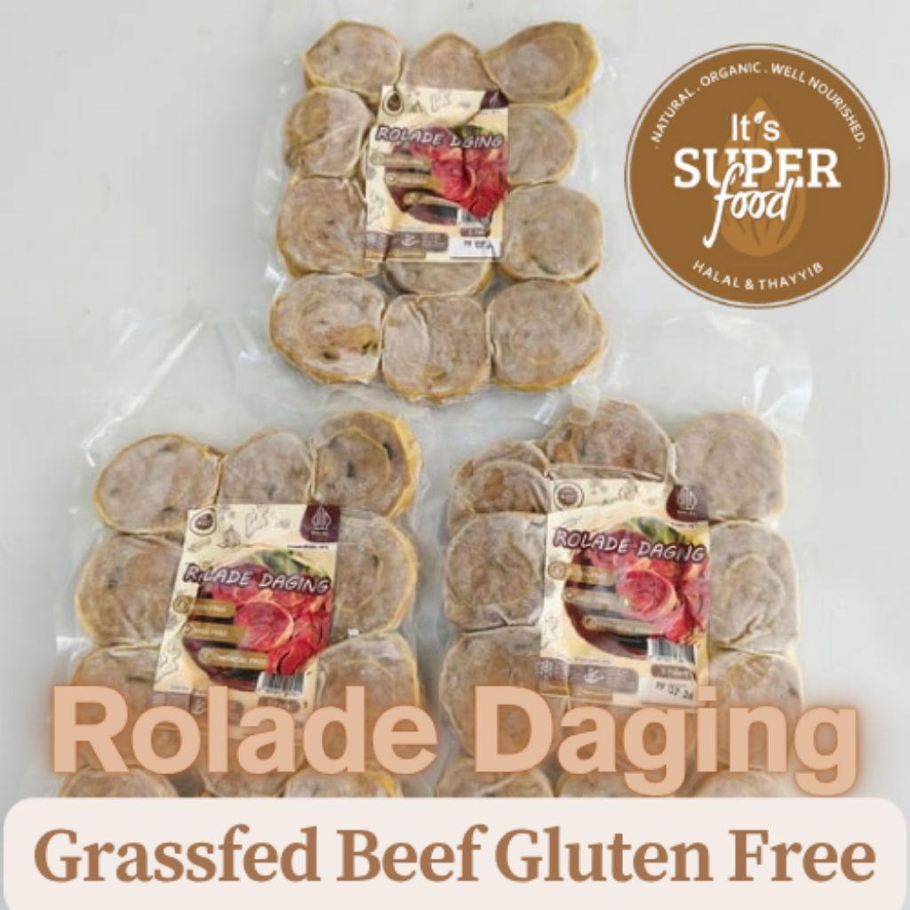 

Rolade Daging Sapi Organic Grassfed Beef Gluten Free | Rolade | Rolade Sapi | Rolade Daging Sapi | It's Superfood | Superfood Store