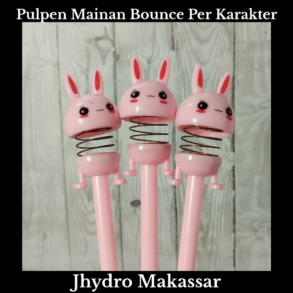 

Pulpen Karakter Pena Mainan Kelinci Per Bounce Rabbit Pink Alat Tulis Perlengkapan Menulis Sekolah Kado Spesial