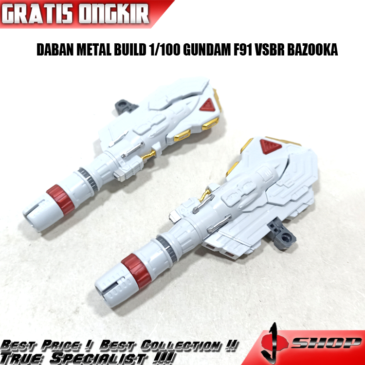 DABAN METAL BUILD 1/100 GUNDAM F91 VSBR BAZOOKA BTLG32