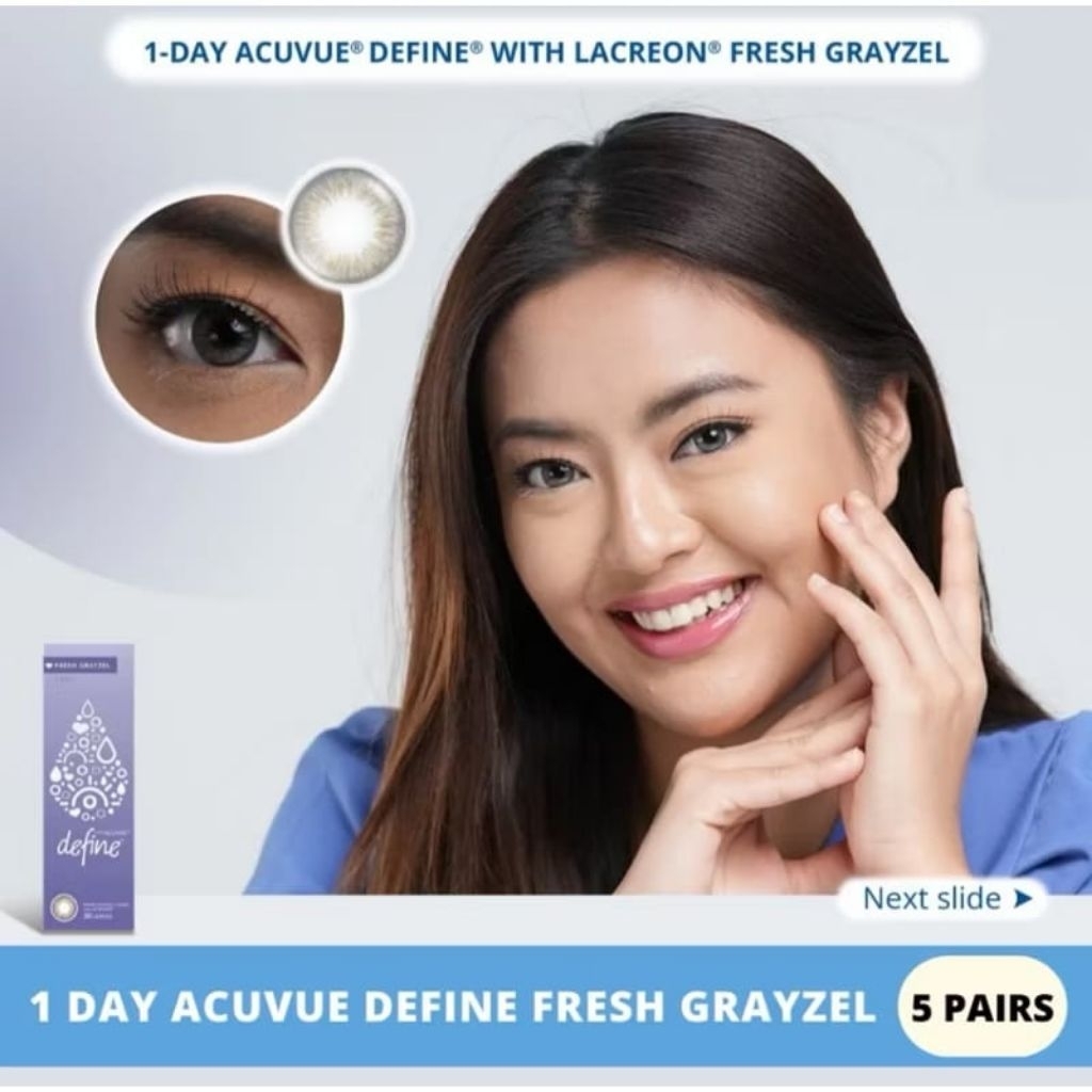 1-DAY ACUVUE® DEFINE® Fresh Grayzel
