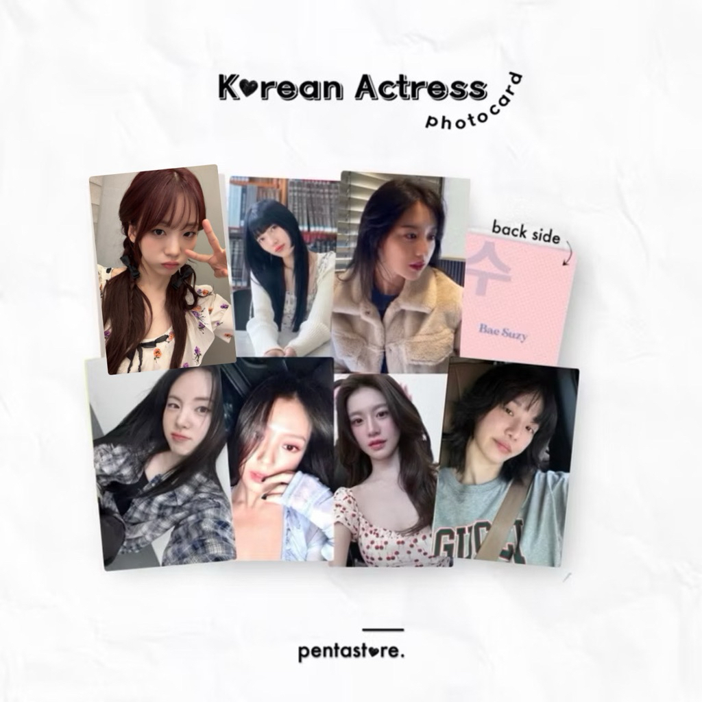 Actress Photocard Cho Yihyun Go Younjung Shin ShiA Park Gyuyoung Jung Somin Kim Jiwon Hyeyoon Song H