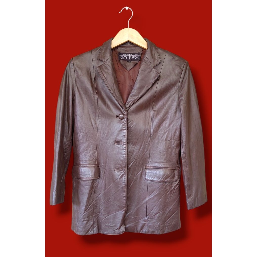 kulit asli jas second