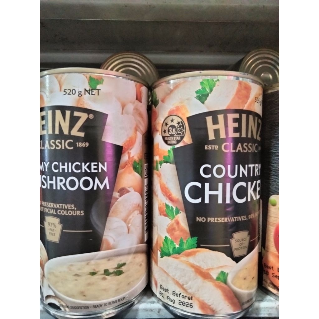 

Heinz sup ayam jamur