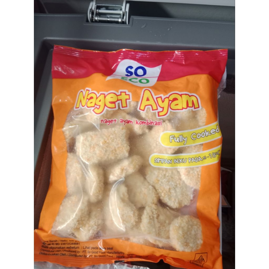 

so good eco naget ayam 500gr