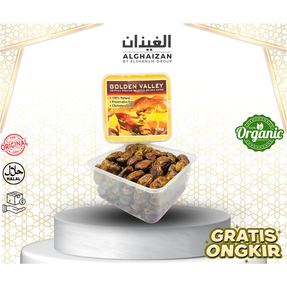 

KURMA MESIR MADU 1KG / MESIR GOLDEN VALLEY / GOLDEN DATES