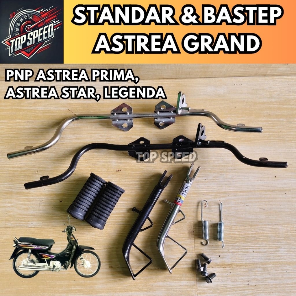 Bastep Barstep Pustep Footstep Pijakan Kaki Depan Variasi Motor Astrea Grand PNP Astrea Prima Star L