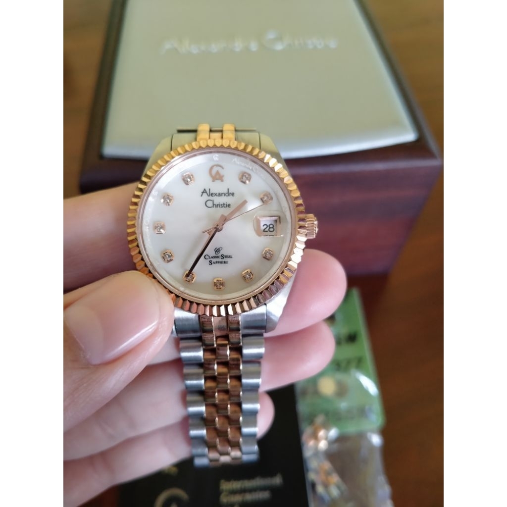 Jam tangan Alexandre Christie Sapphire second