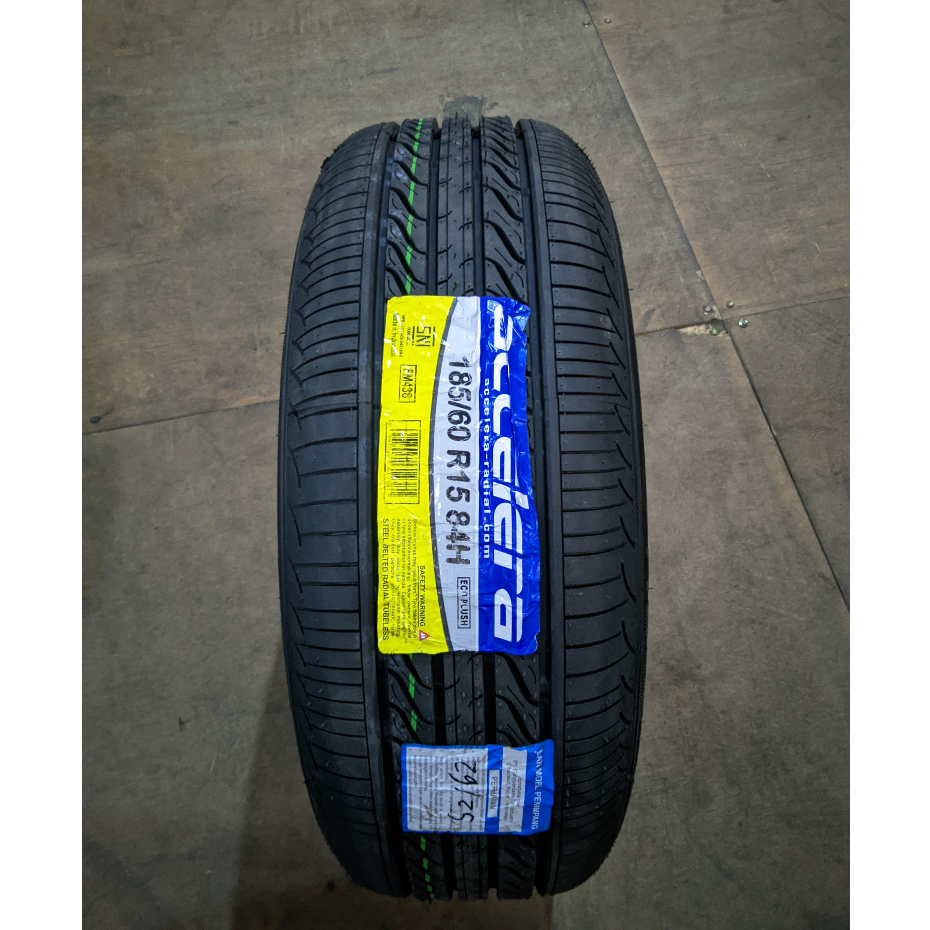 Ban Mobil Standar Toyota Vios Etios Yaris Ring 15 Accelera Ecoplush 185/60 R15 Tubeless