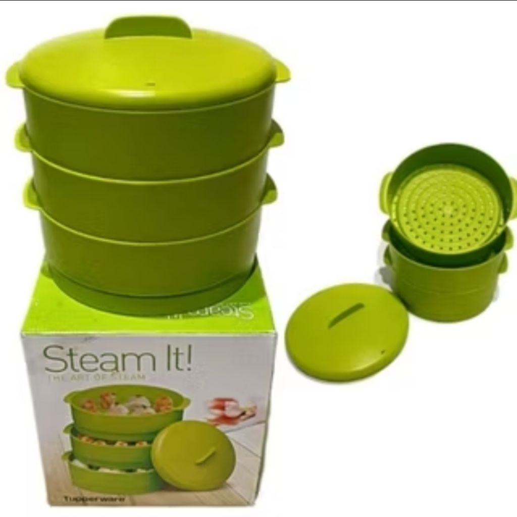 NEW SteamIT 3 Layer / Kukusan Tupperware 3 susun