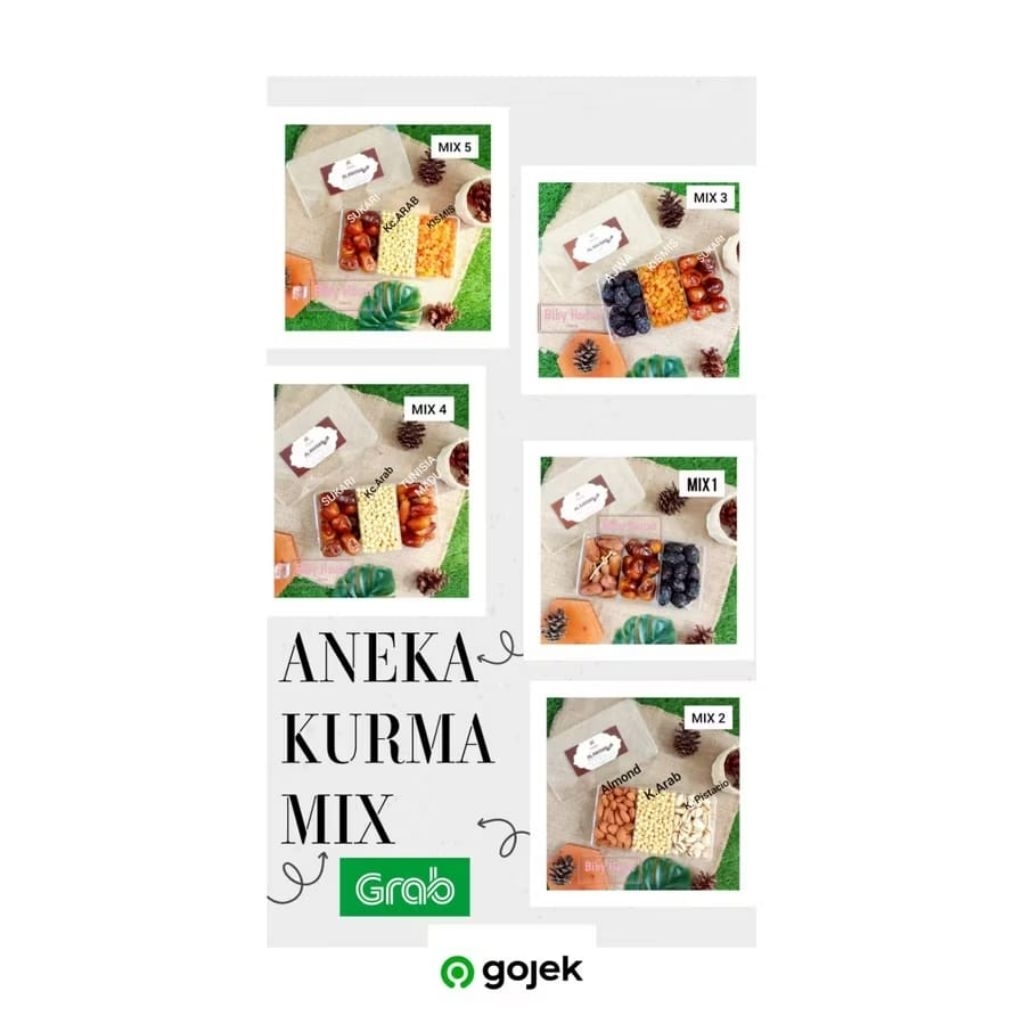 

PAKET ALKAYSAN MIX, KURMA, KACANG, KISMIS DLL