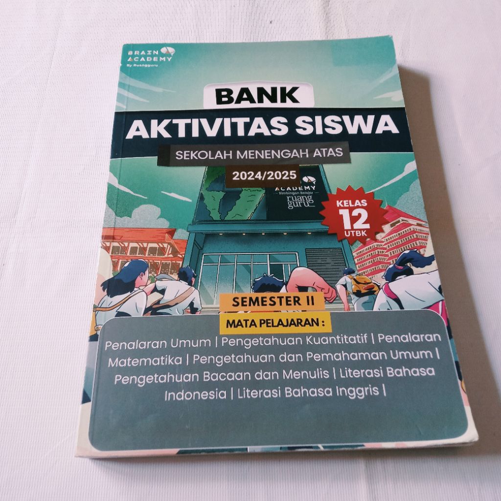 BUKU BANK AKTIVITAS SISWA UNTUK KELAS 12 UTBK 2024/2025