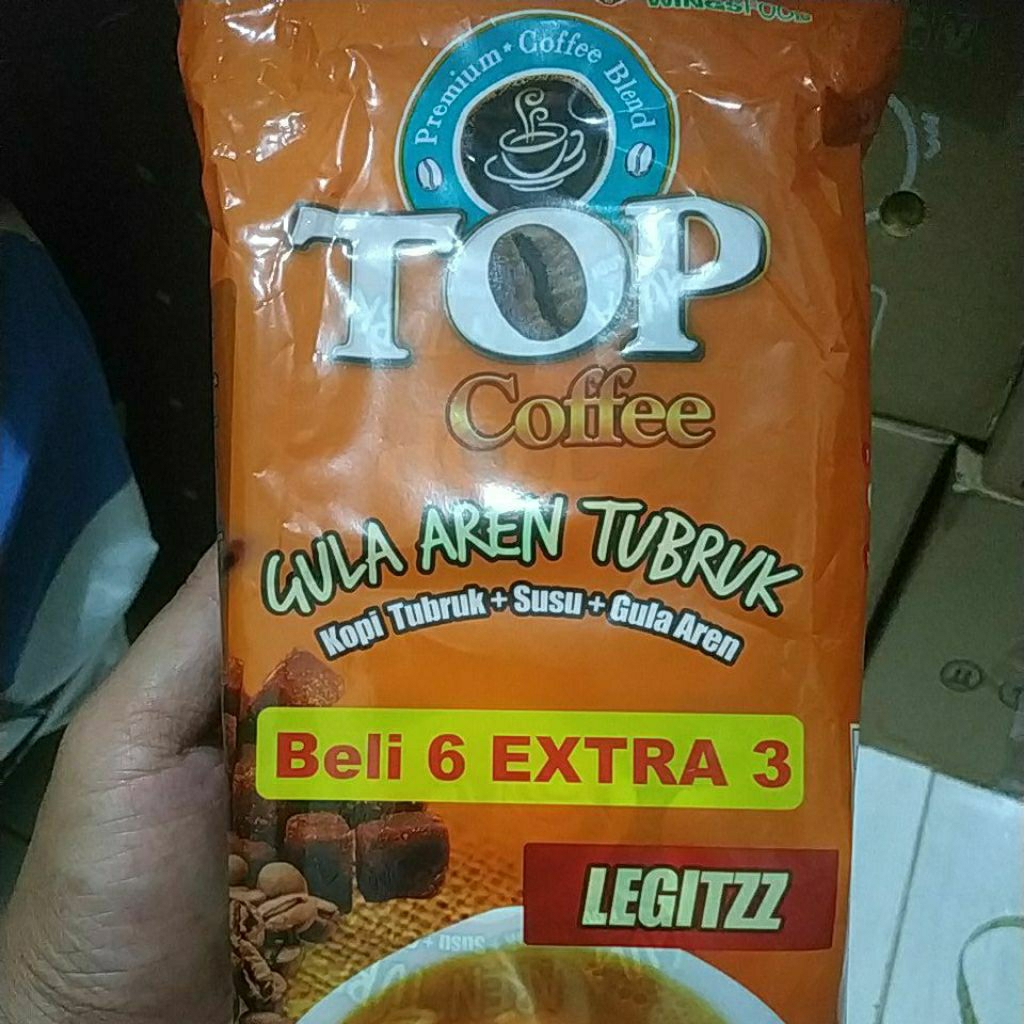 

Top Coffee Gula Aren Tubruk 1Pack (9x27g)