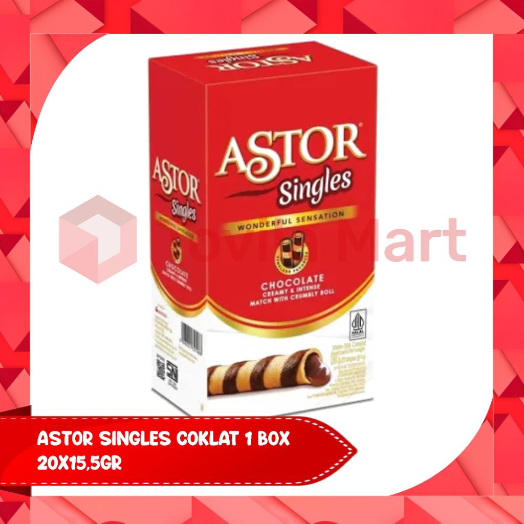 

Astor Singles Wafer Stick Isi 20