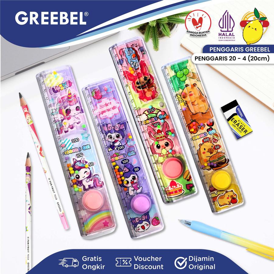 

Greebel Penggaris Karakter Mini Games 20cm / Ruler Mini Games (20-4B)
