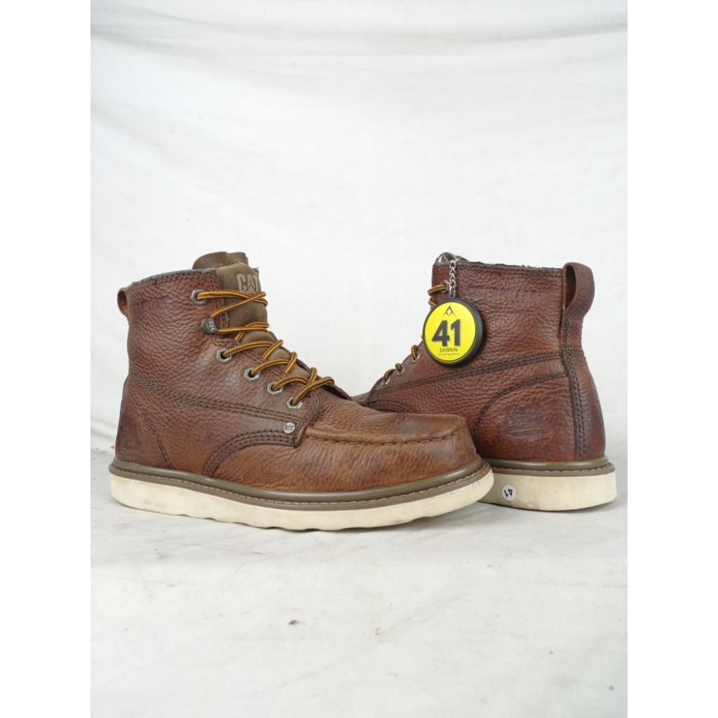 Sepatu caterpillar boot boots  - size 41 gleenrock moctoe moc toe