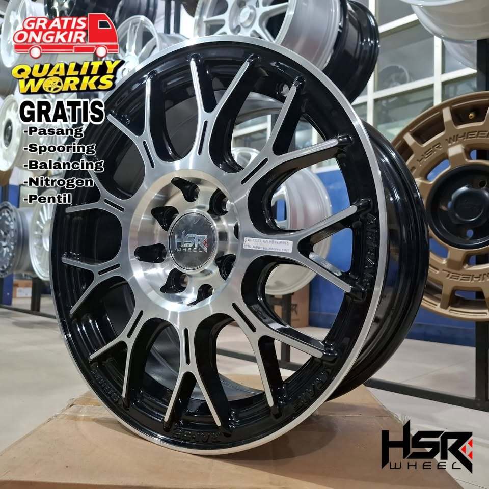 Velg Mobil Datsun, Xenia, Agya, Ring 15 Velg Mobil Racing R15 Hsr Wheel Rai-S5