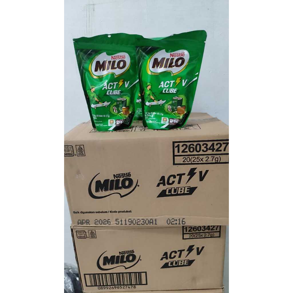 

Milo Activ Cube Original 1 Dus 20 Pouch Exp April 2026