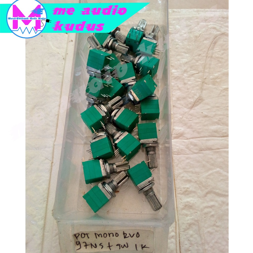 POTENSIO MONO RV097NS+SW 1K 5KAKI