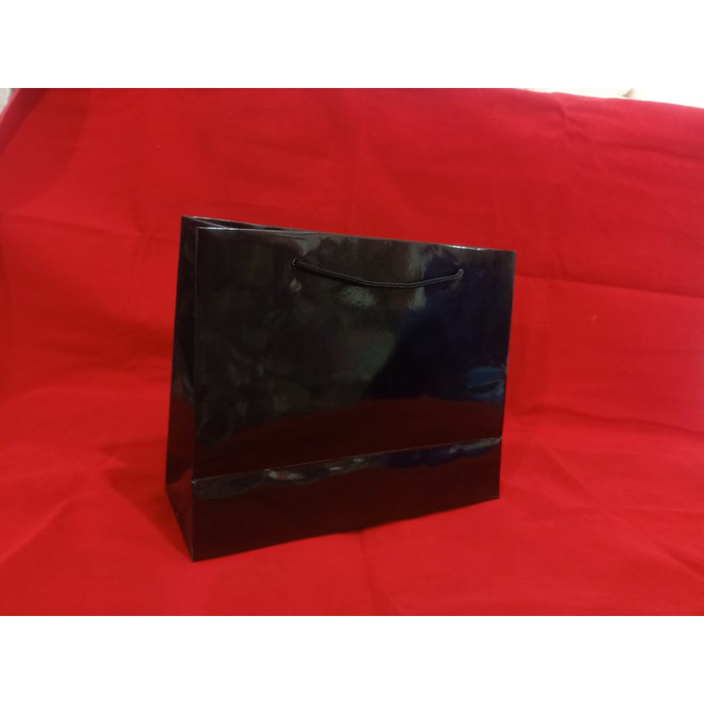 

paper bag buku hitam landscape bahan tebal isi 12 pcs terlaris dan termurah