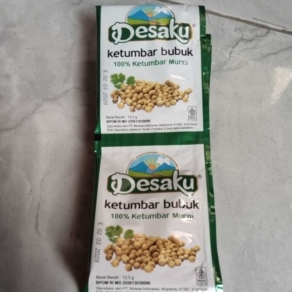 

Ketumbar bubuk desaku rentengan isi 10 pcs