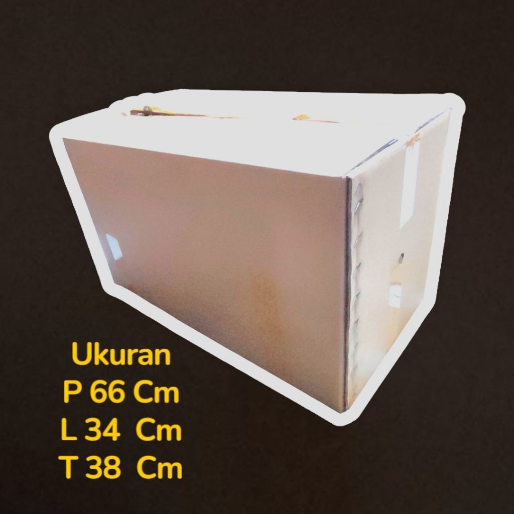 

kardus second polos berkualitas 66x34x38