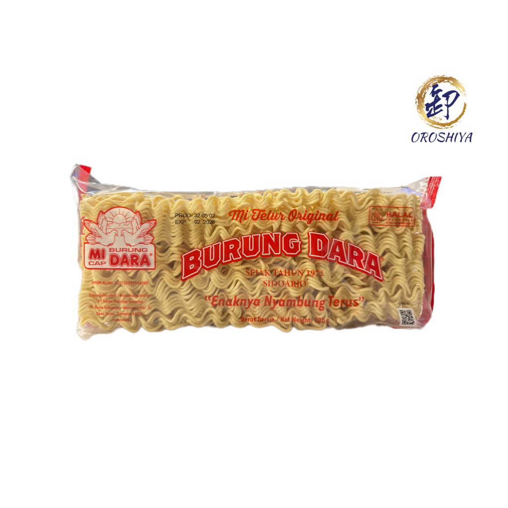 

Professional Mie Telur Burung Dara 1972 Original