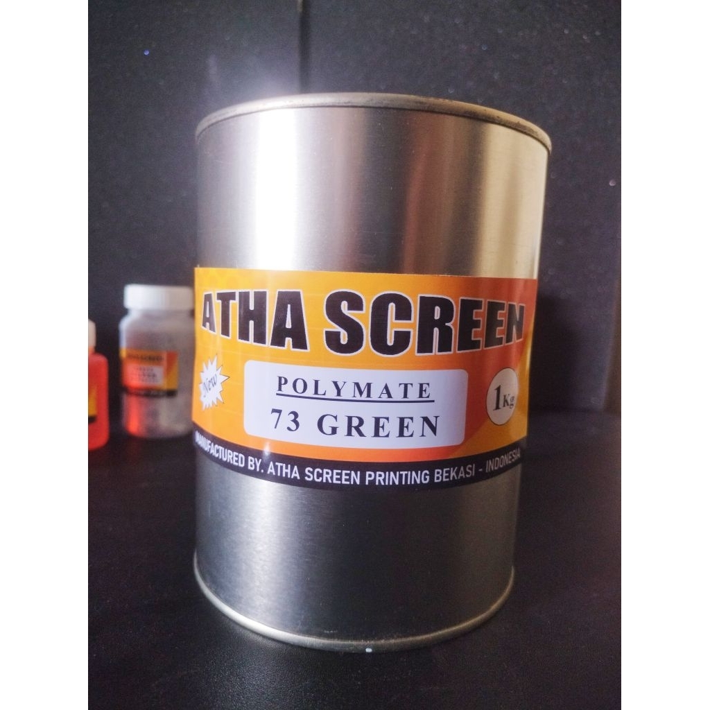 

ATHA SCREEN CAT/TINTA SABLON PLASTIK,KARUNG,DLL Warna GREEN