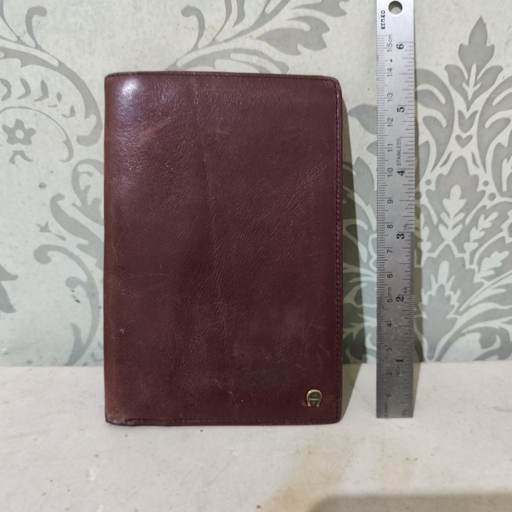 Dompet pria kulit Aigner preloved