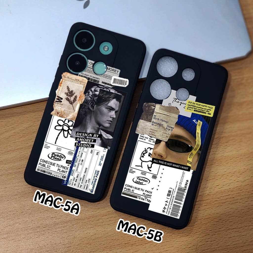 rog phone 7 rog phone 7 pro rog phone 8 black case gambar motif anime nirvana soft case