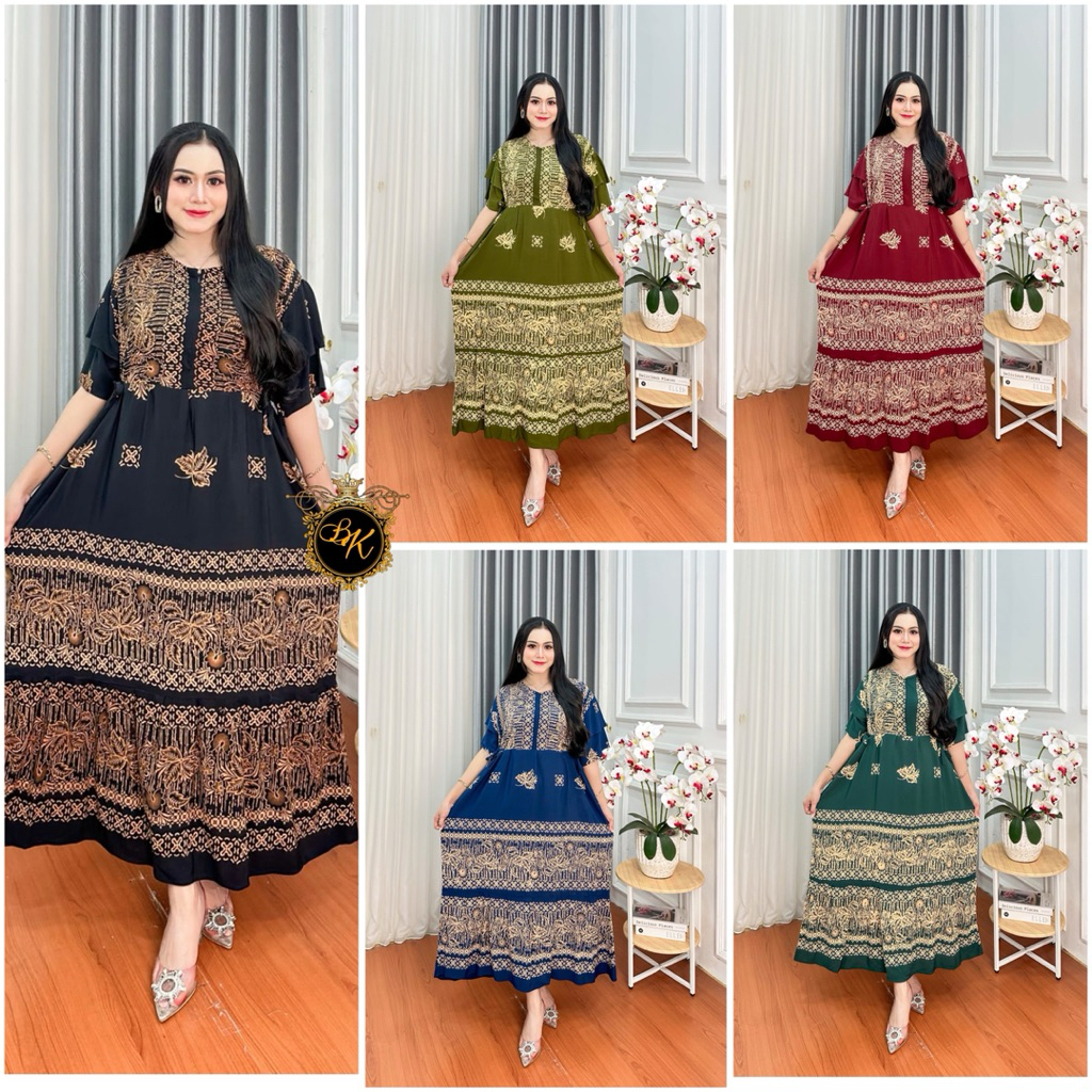 Daster Chibi Jumbo | Daster Chibi Ld 130| Daster Jumbo Naila| Dress Chibi Jumbo|