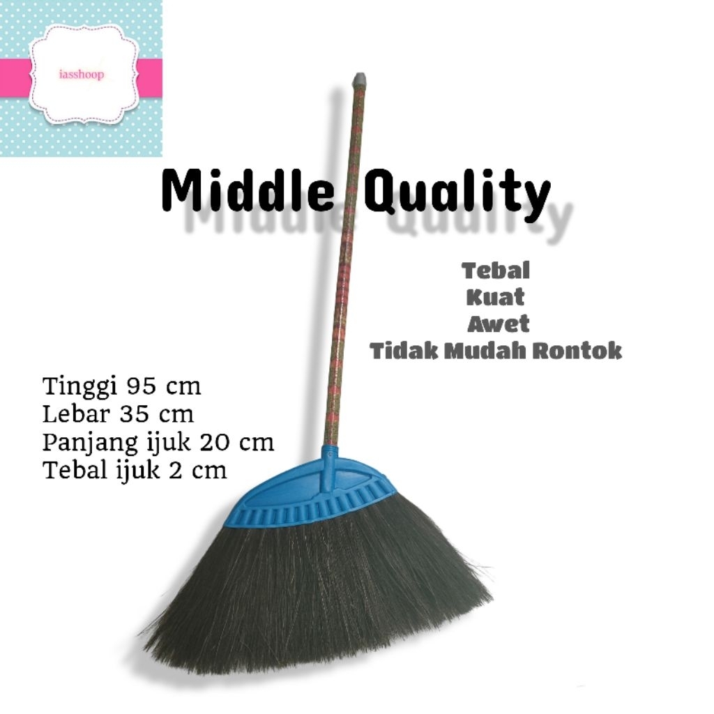 SAPU LANTAI / SAPU IJUK / SAPU KAYU / KUALITAS BAGUS HARGA MURAH MERIAH.