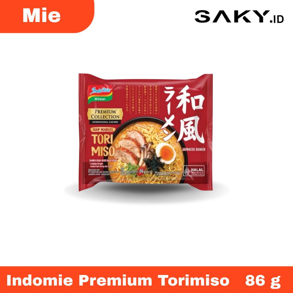

Indomie Ramen Premium Torimiso 86 G
