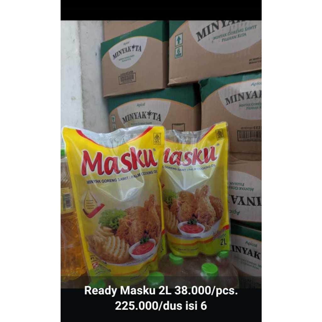 

Minyak Goreng Masku dan Kunci Mas Uk. 2 Liter Kemasan Refil Termurah