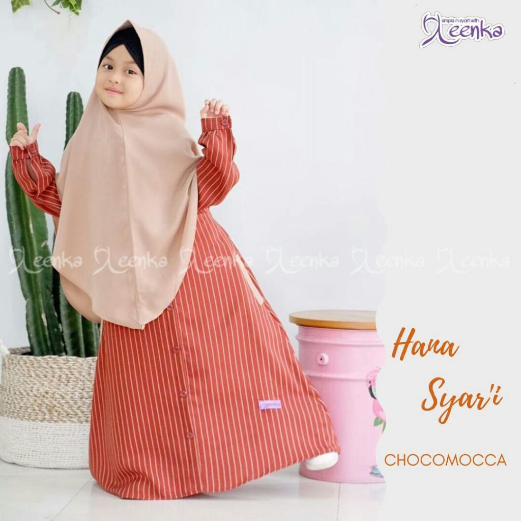 Gamis Anak Syari Hana 4-5 tahun