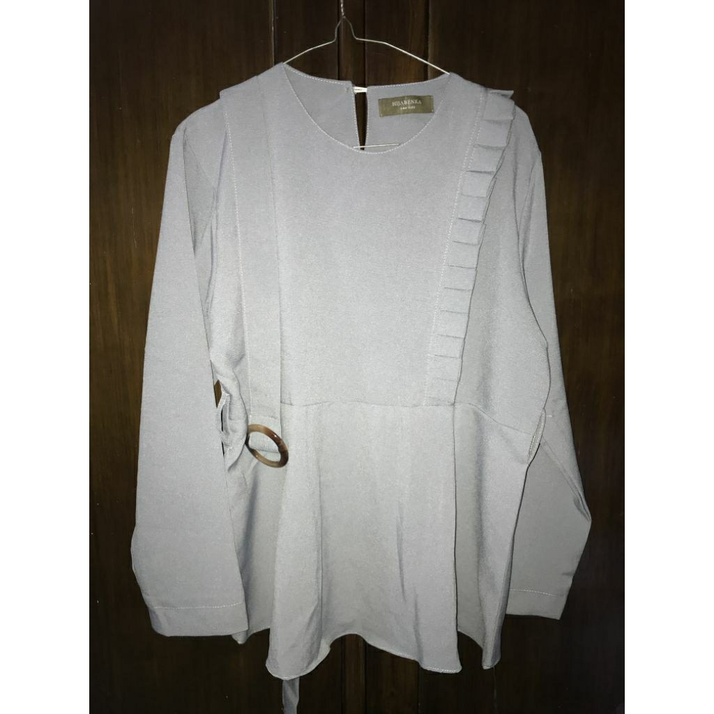 Preloved Blouse Abu - Hijabenka