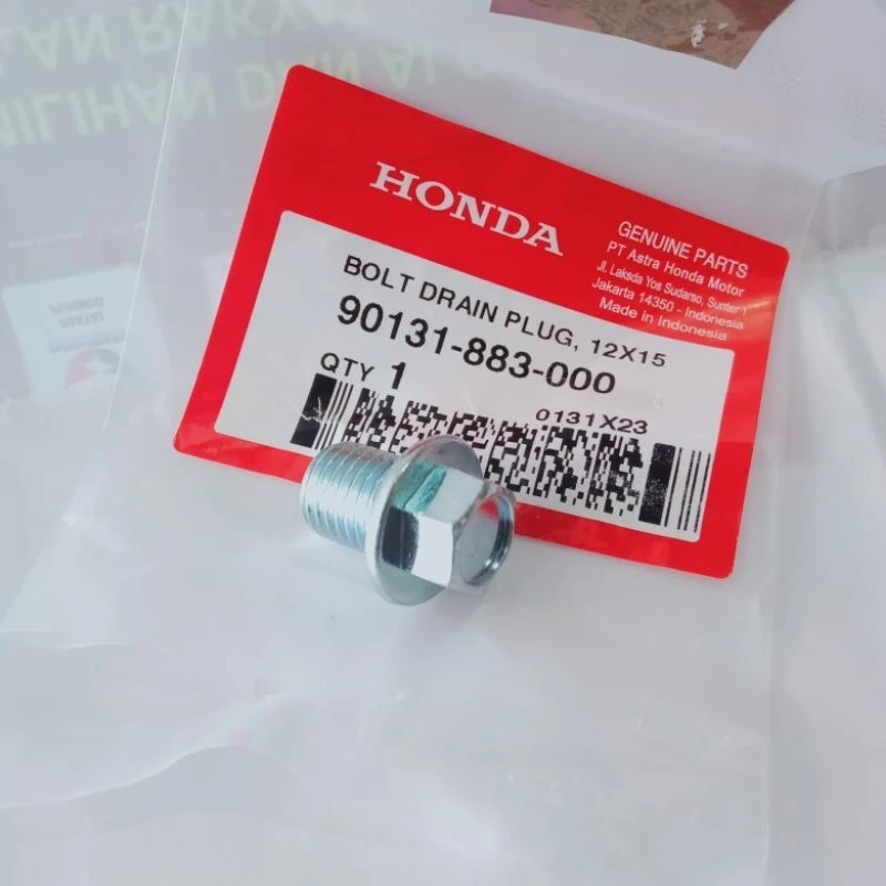 BAUT TUTUP OLI MESIN Baut tap oli 12 x 15 Beat Scoopy spacy vario 110 fi vario 125 150