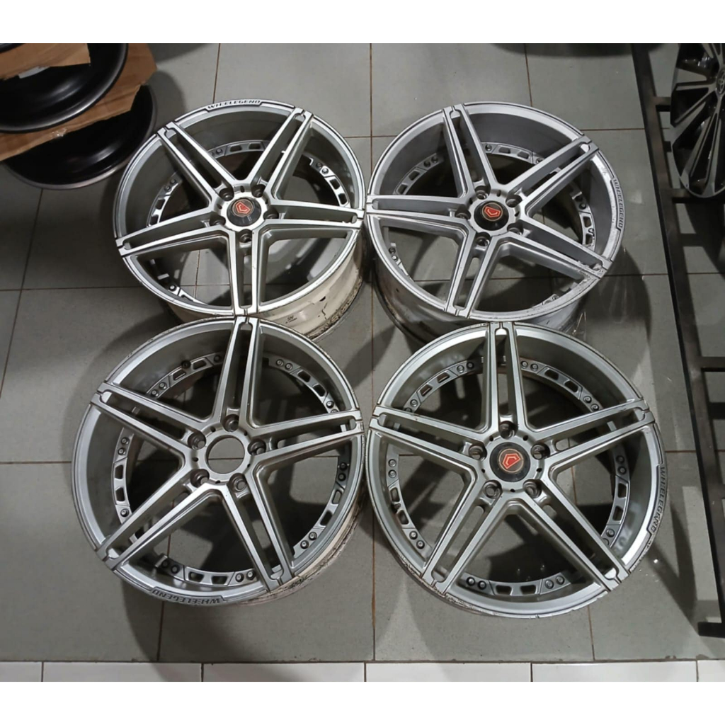 VELG MOBIL BEKAS MURAH VOSSEN R18 LUBANG 5X114,3 UNTUK INOVA TERIOS RUSH CAMRY ACCORD CIVIC
