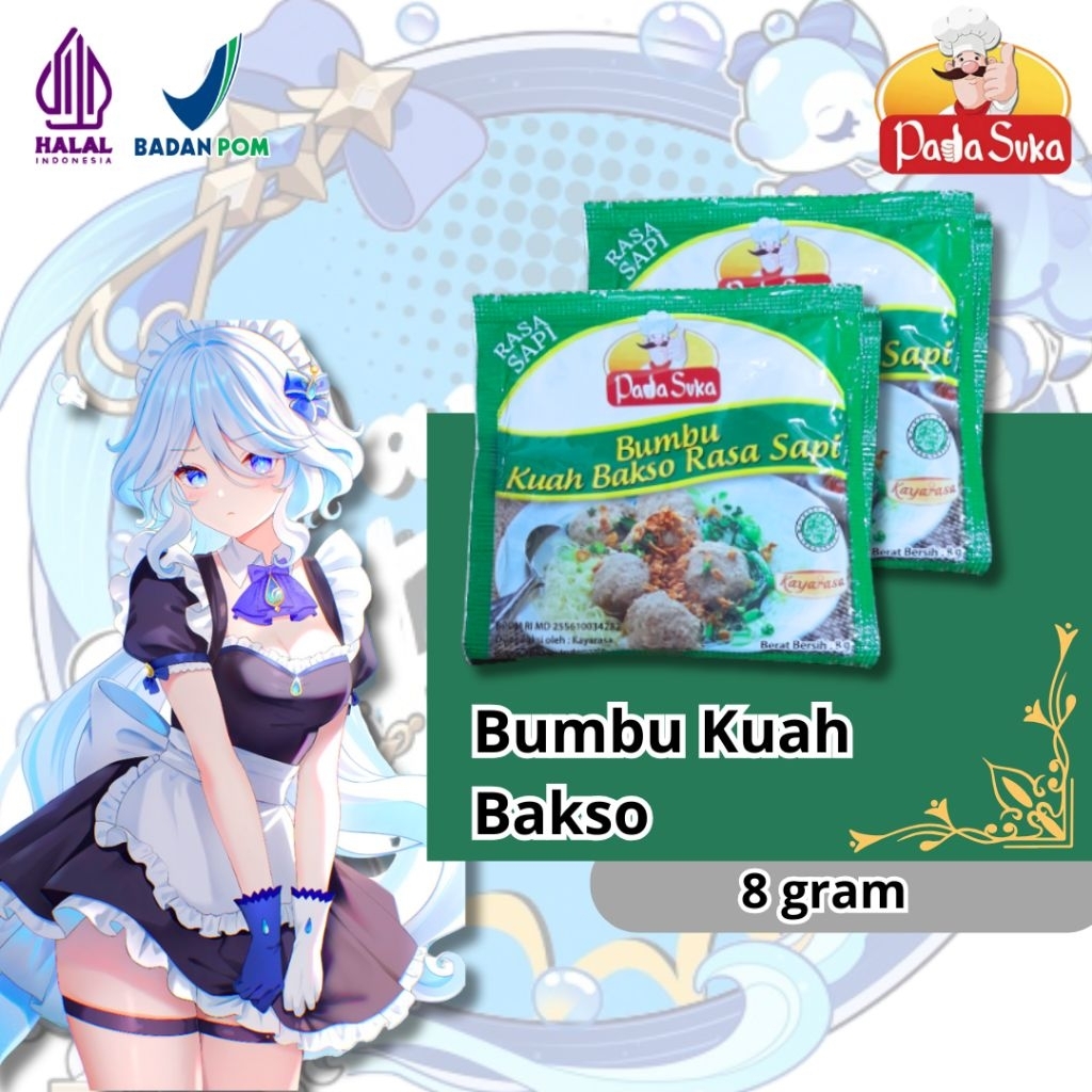 

Padasuka Bumbu Kuah Bakso Sachet 8gr | Renceng, Pack, Dus