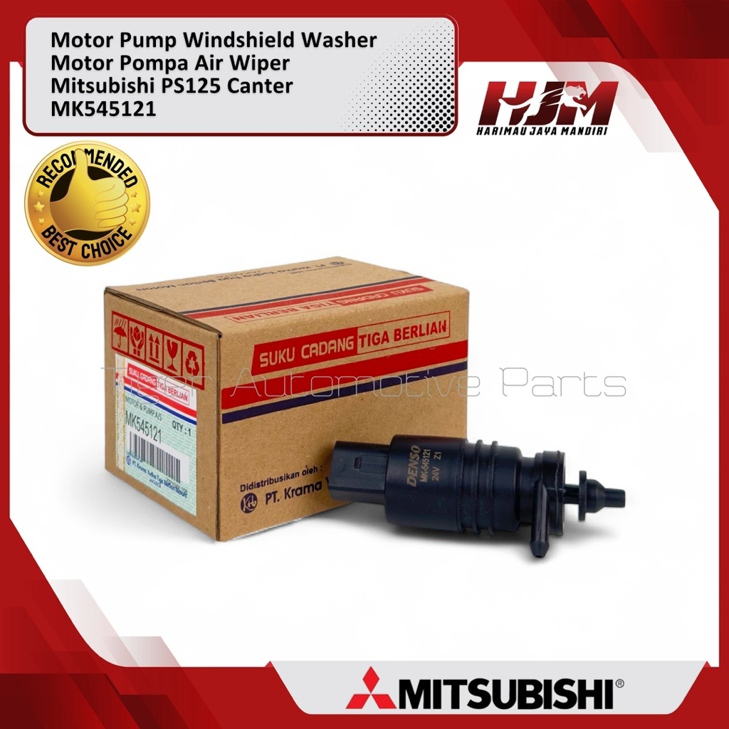Motor Pump Windshield Washer - Pompa Air Wiper Mitsubishi PS125 Canter