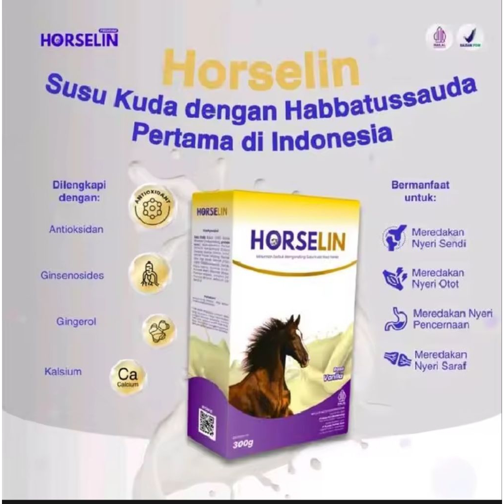 

Ready Horselin Susu Kuda Asli Original Premium 200gram - Otot Kuat Tulang Kuat