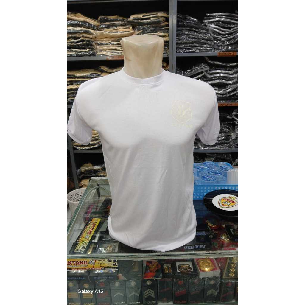 Kaos Satpam Terbaru Warna Putih / KAOS PUTIH SATPAM