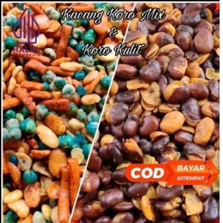 

Kacang Koro Mix Campur Koro Kulit Camilan Jadul Snack Gurih 250gr 500gr