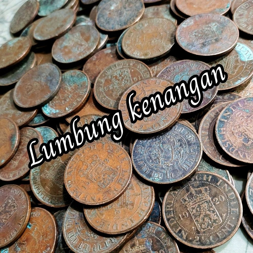 koin kerokan Tahun 1920 koin Benggol 2,5 cent nederland indie