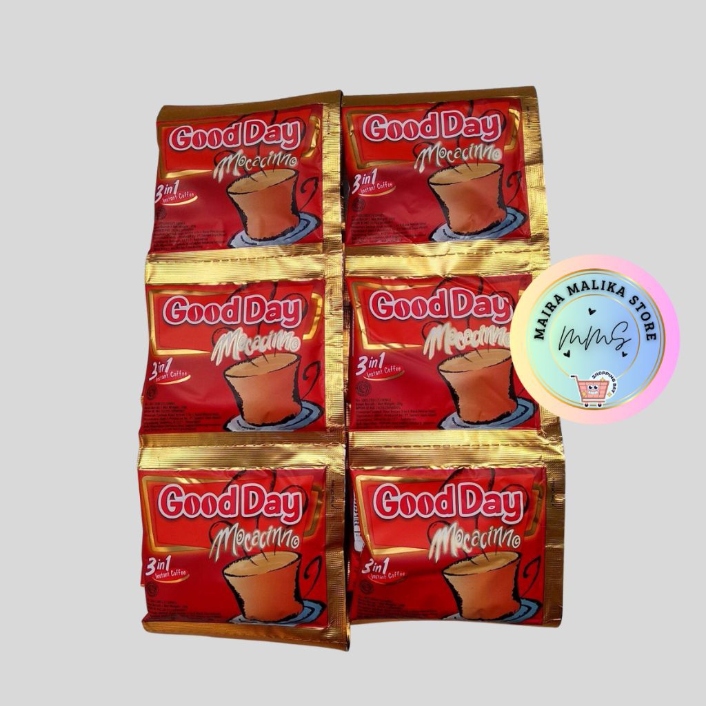 

good day mocachino 1 renceng 10 sachet @20 gram