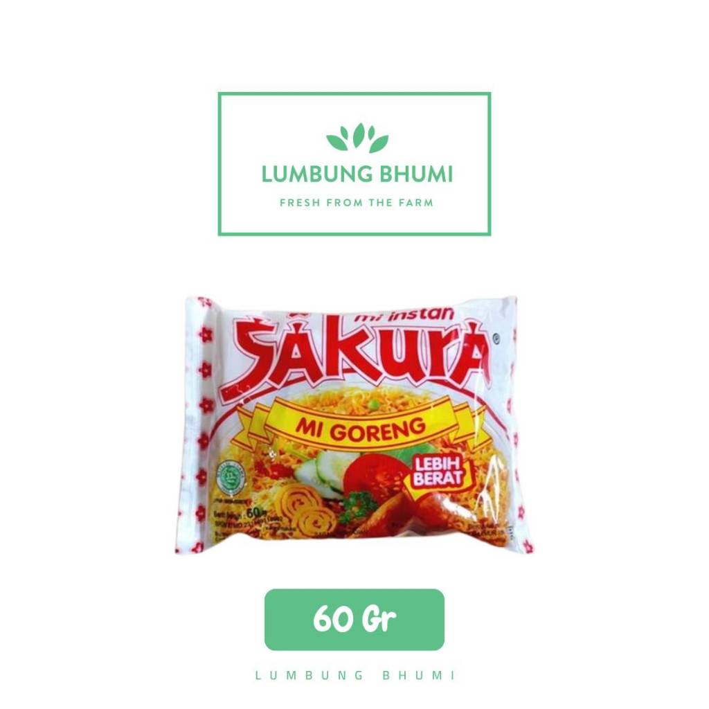

SAKURA Mi Goreng 60 Gr 1 Pcs - Lumbung Bhumi