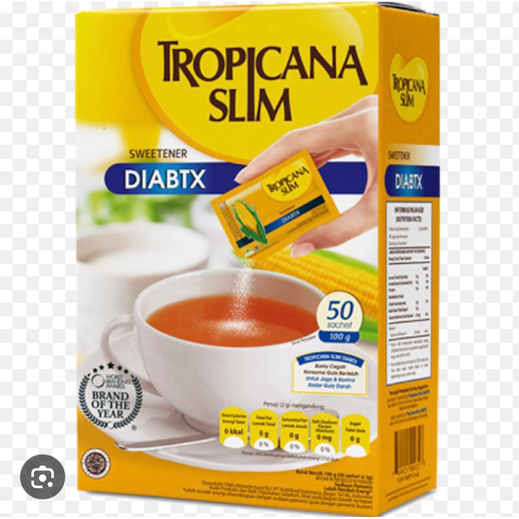 

TropicanaSlim sweetener Diabtx 50's