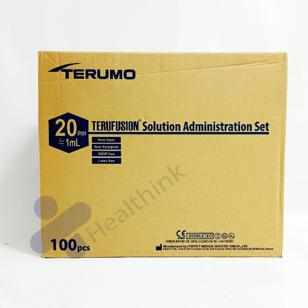 Terumo Infusion Set Dewasa Terufusion Adult Selang Infus BOX 100pcs