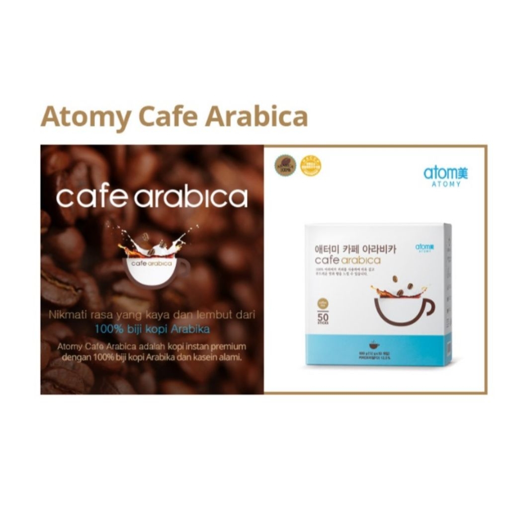 

Atomy Cafe Arabica Isi 50 stick